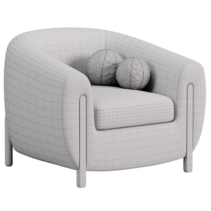 Nora Tub Chair By Crateandbarrel - Image 2