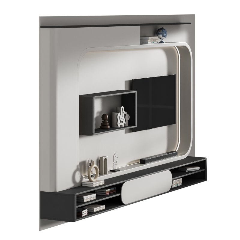 Modern TV Wall 023 - Image 3