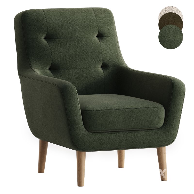 Armchair Vitio Gene Gray - Image 4
