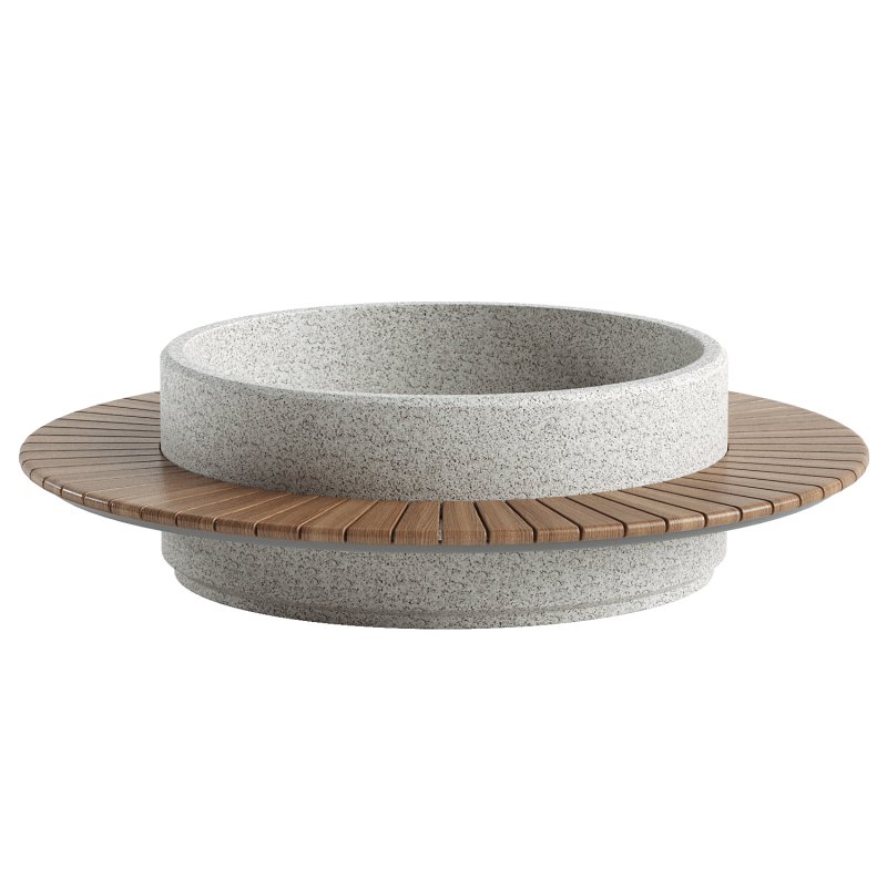 ROUND PLANTER BENCH 275 - Image 2