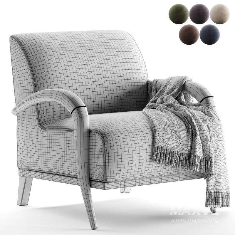 Paprika Domino lounge chair - Image 6