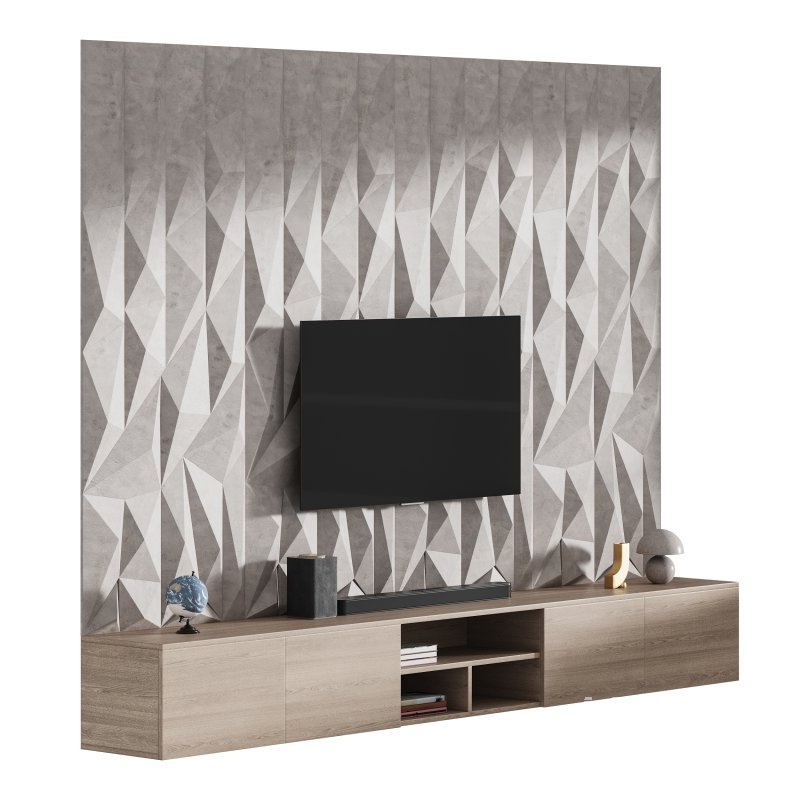 Modern TV Wall 021 - Image 1