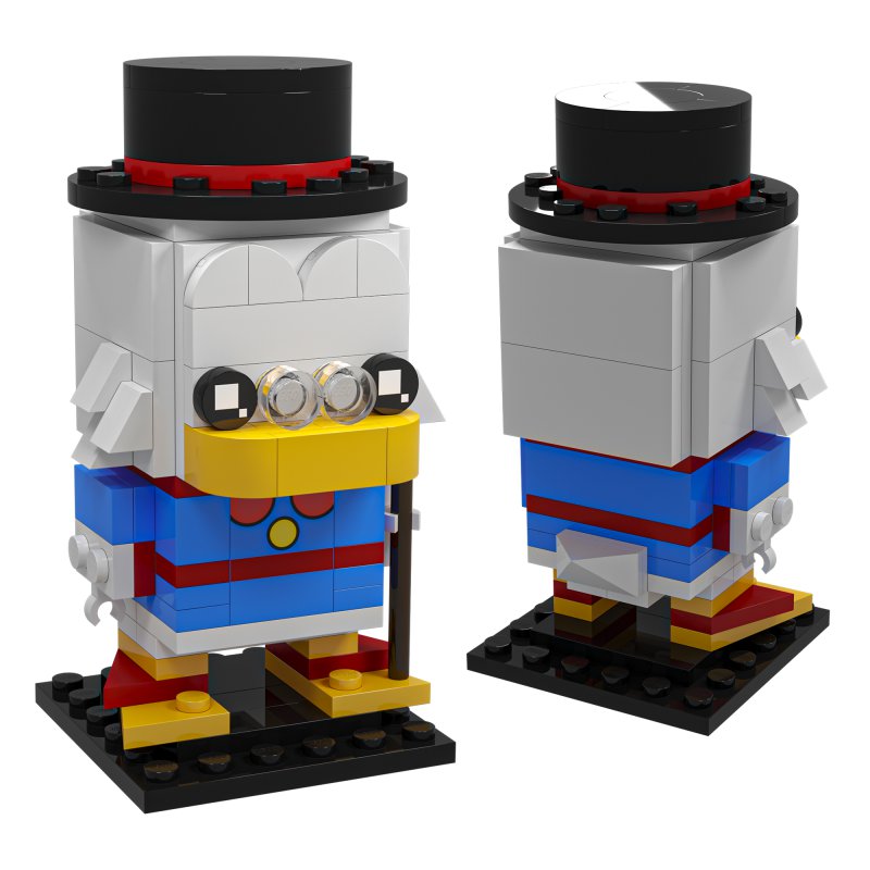 Lego Scrooge McDuck Huey Dewey Louie - Image 5