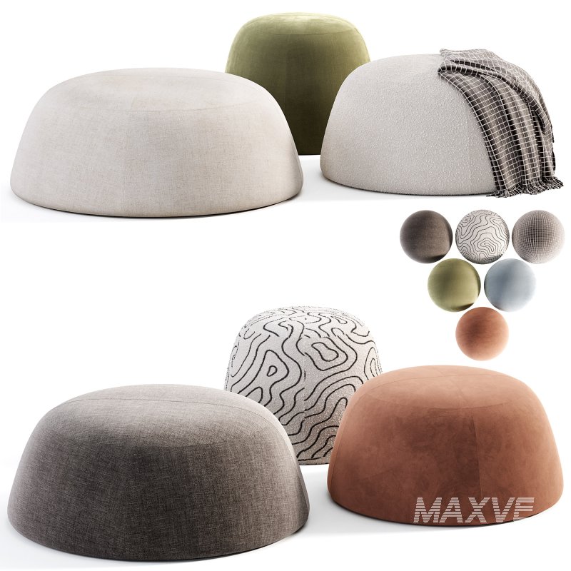 FUJI Pouf By MDF Italia - Image 1