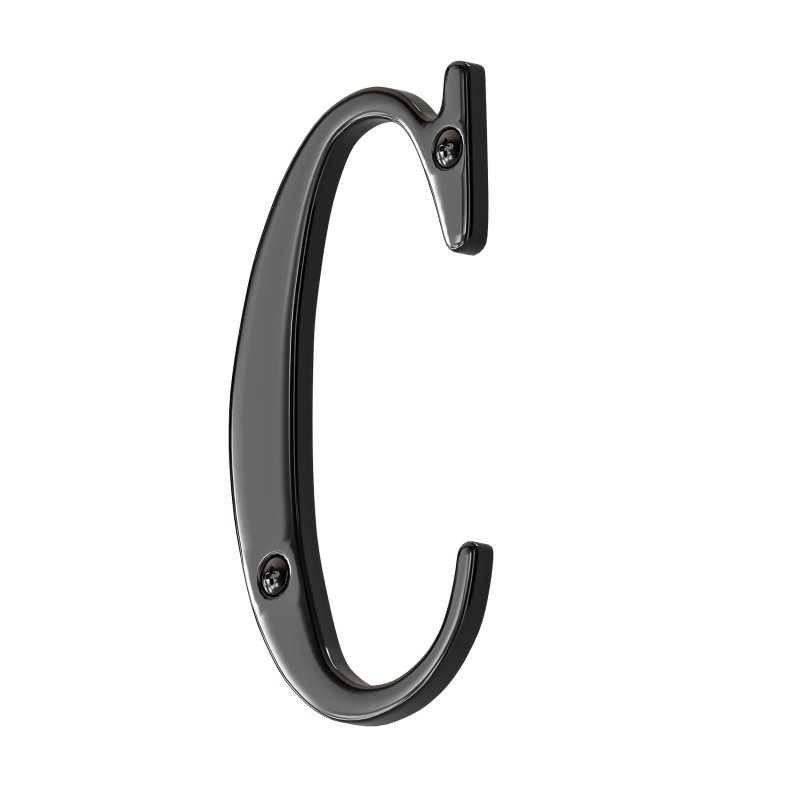 House Letter Solid Bright Brass Wall Mount C Letter - Image 3