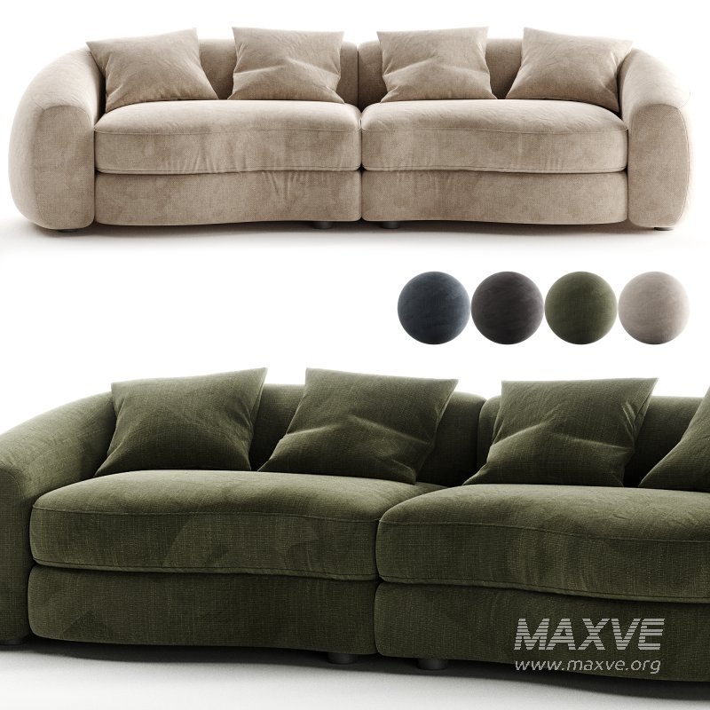 Fable Performance Fabric 3 Seater Sofa - Image 5