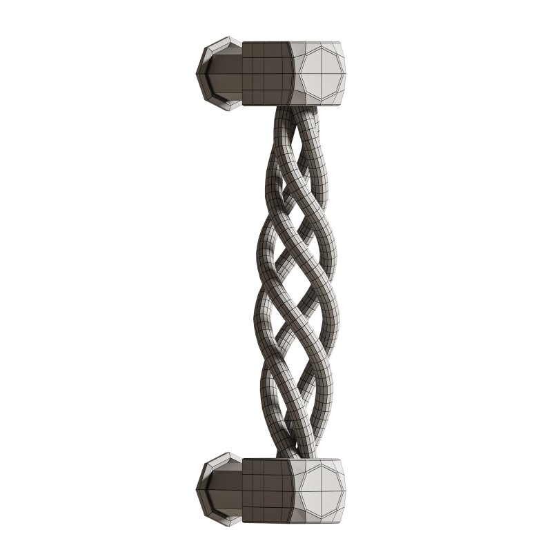 Drawer Pull Cabinet Birdcage Black Wrought Iron - Image 14