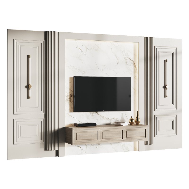 Modern TV Wall 07 - Image 7