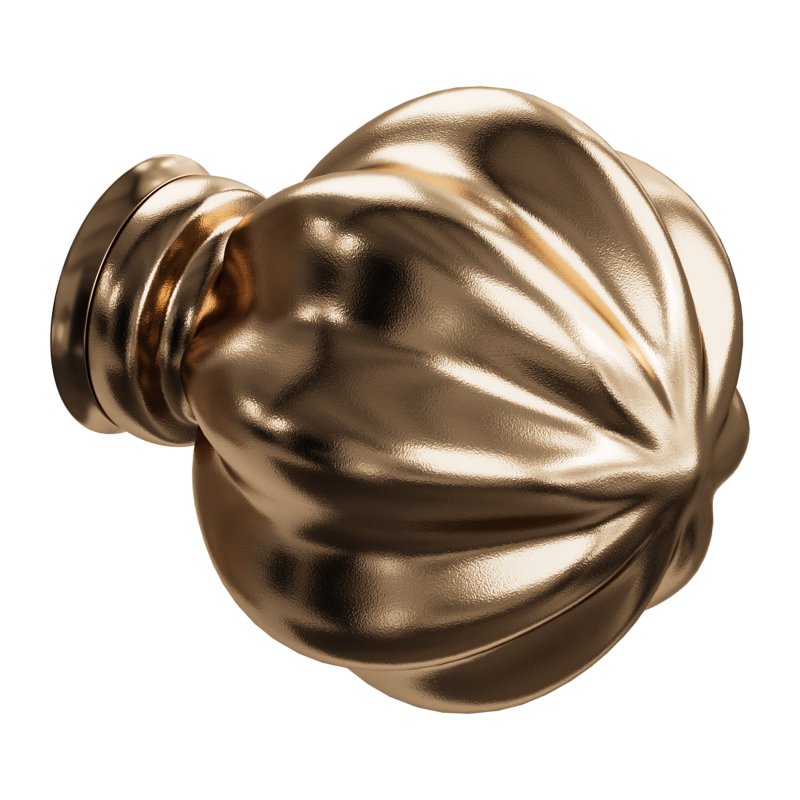 Cabinet Knob Wrought Iron Mission 1.5″ Dia - Image 3