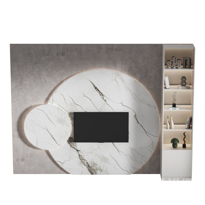 Modern TV Wall 017 - Image 2