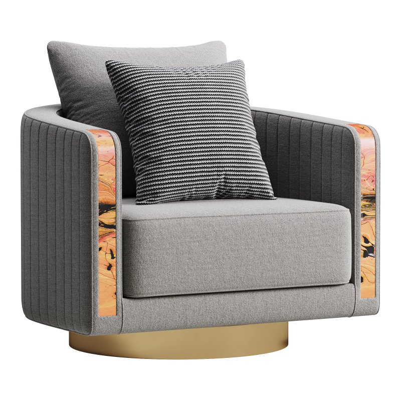 Swivel Armchair - Image 4