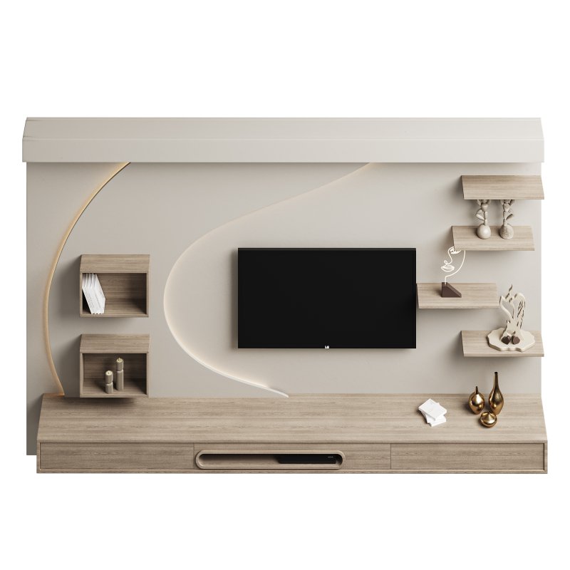 Modern TV Wall 06 - Image 3