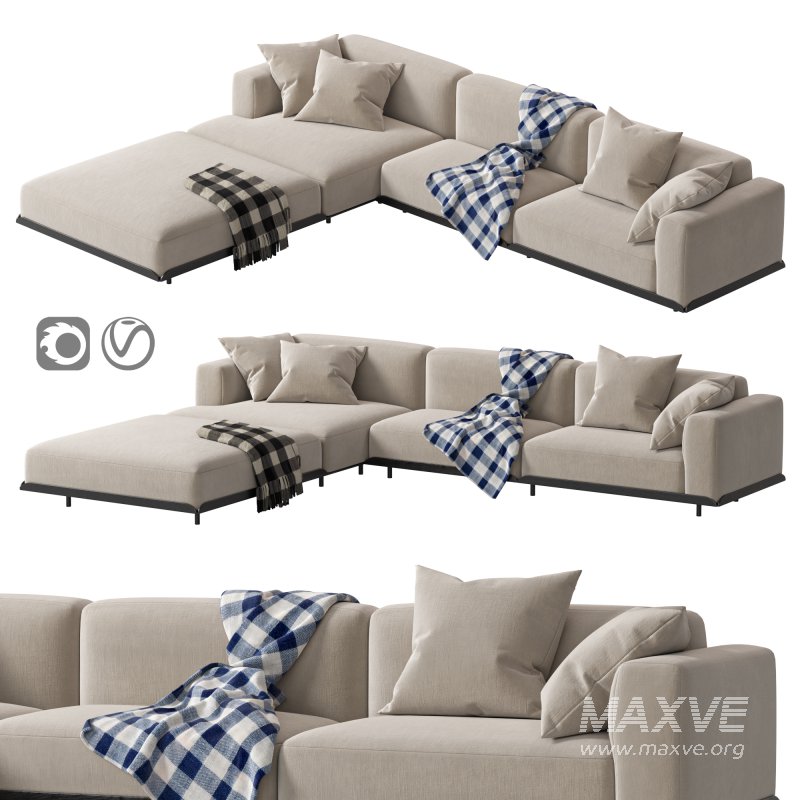 Arflex Claudine L Sofa - Image 1