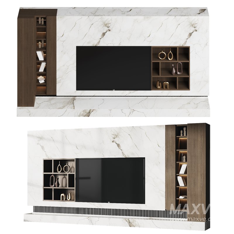 Modern TV Wall 01 - Image 9