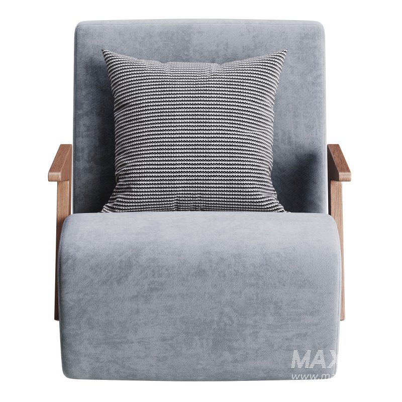Modern Upholstered Lounge Chair - Image 5
