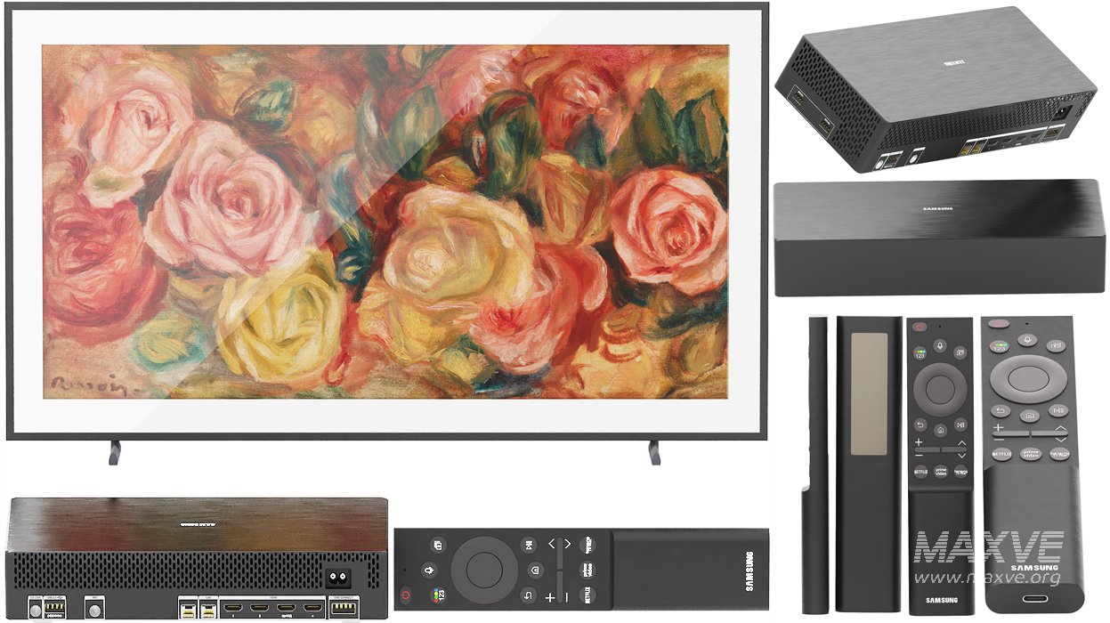 Samsung smart TV frame is03d with remote and connect box - Image 7