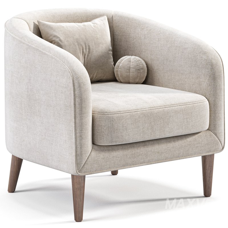 Dolores Upholstered Armchair - Image 3