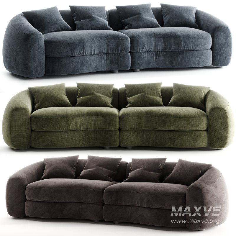 Fable Performance Fabric 3 Seater Sofa - Image 3