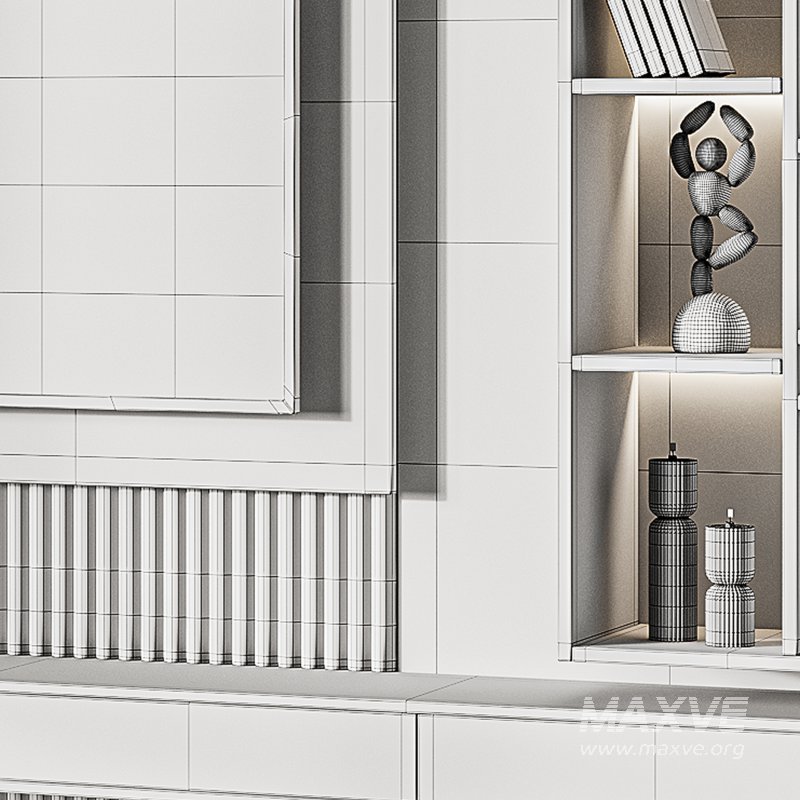 Modern TV Wall 02 - Image 15