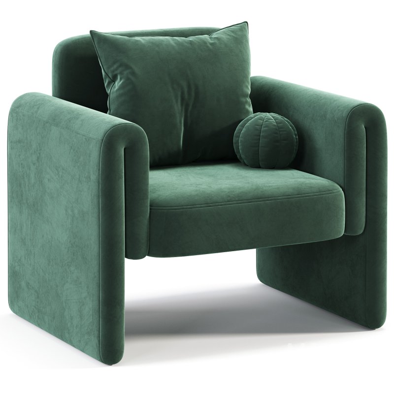 PROMENADE CHAIR IN IVORY BOUCLE - Image 5