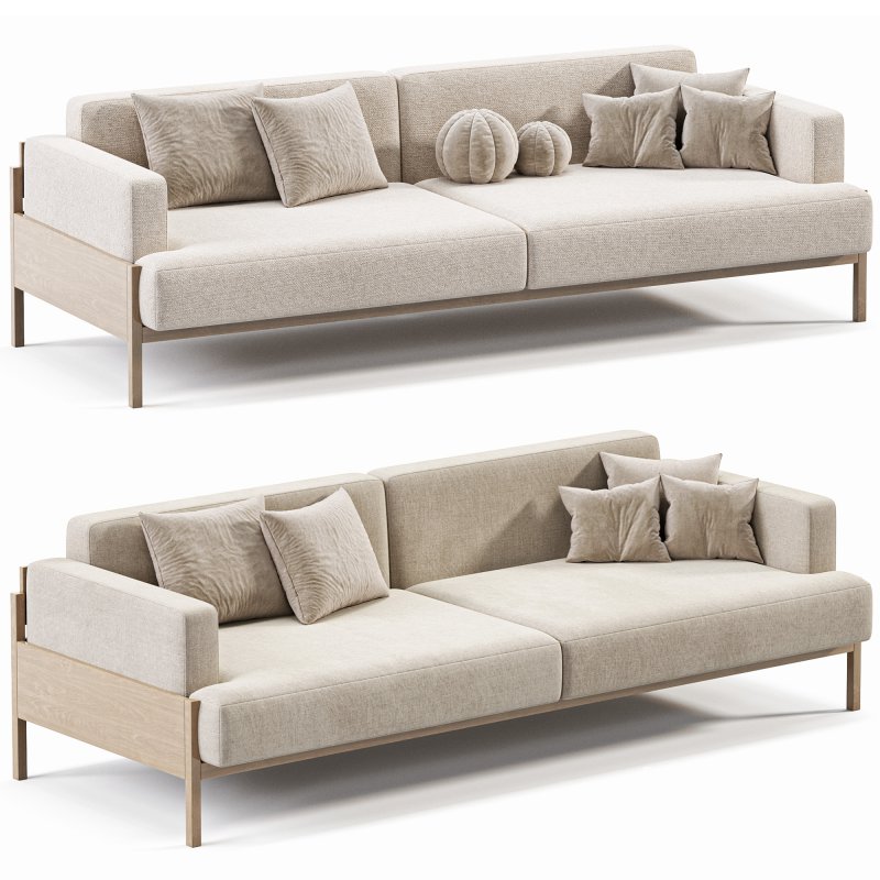 Kinuta Sofa 3 Seater A S01 - Image 4