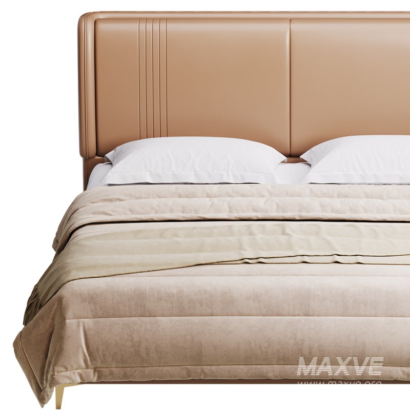 Contemporary White Pine Wooden Standard Bed - Image 13