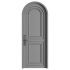 Modern Arched Wooden Door 12 - Thumbnail 1