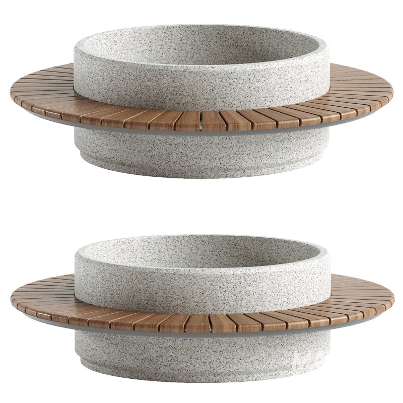 ROUND PLANTER BENCH 92 - Image 4