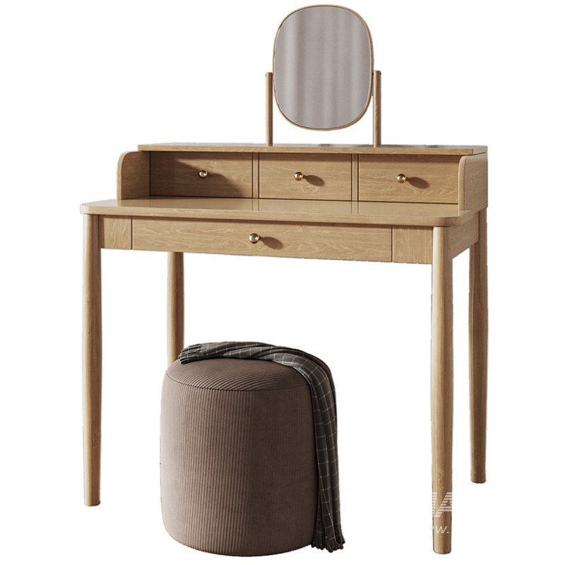 Dressing Table Lussan and KOFI 2 Pouffe - Image 2
