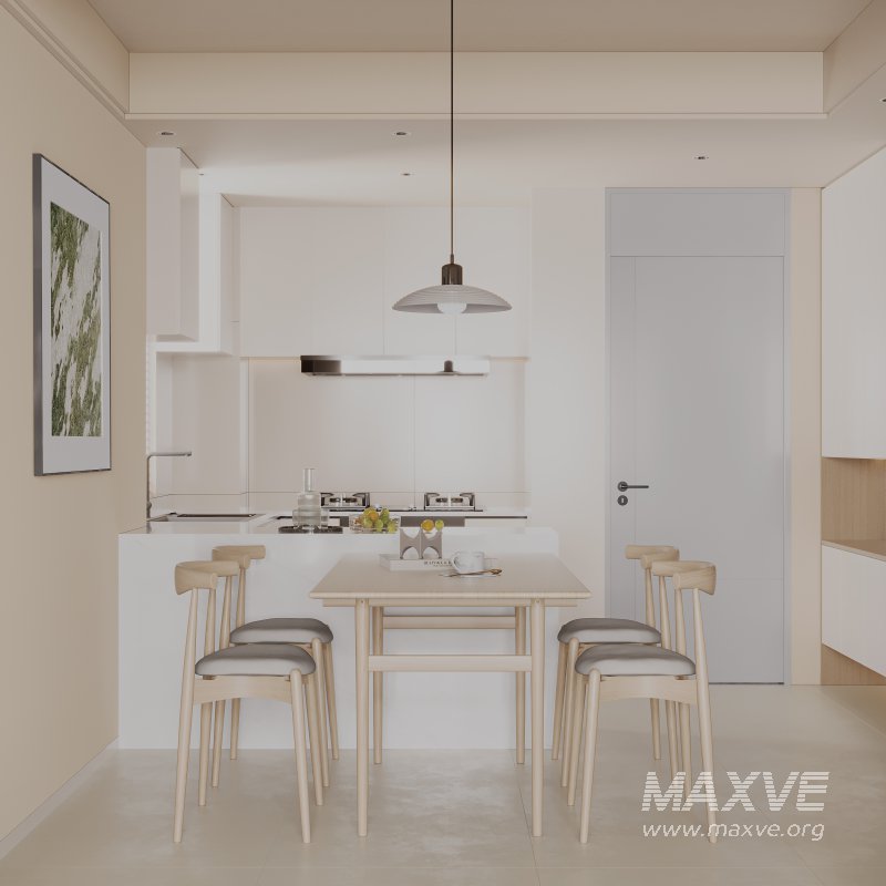 Warm modern simple living room scene - Image 4