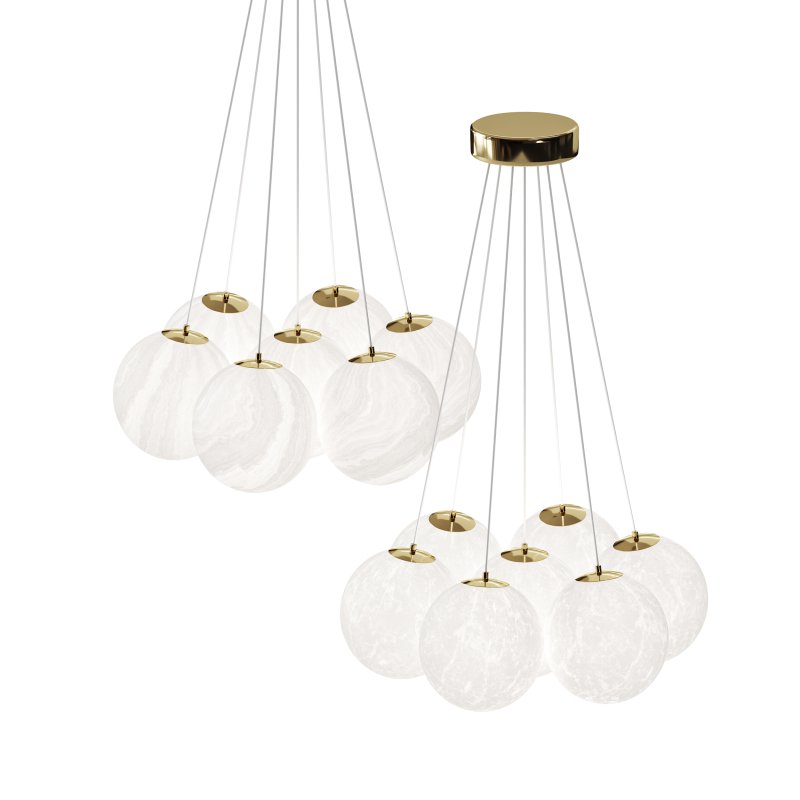Glass Bubble Chandelier - Image 10