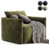 Montina Facto Blue Armchair Bed - Thumbnail 2