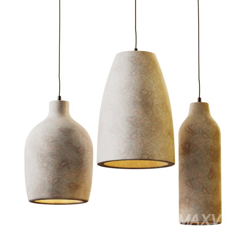 Wabi sabi Pendant Light Wine Bottle - Image 8