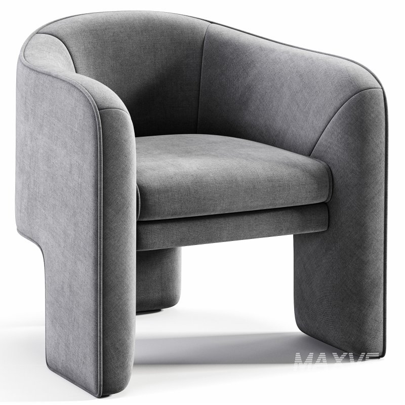 Esther Cream Boucle Armchair By Koalaliving - Image 2