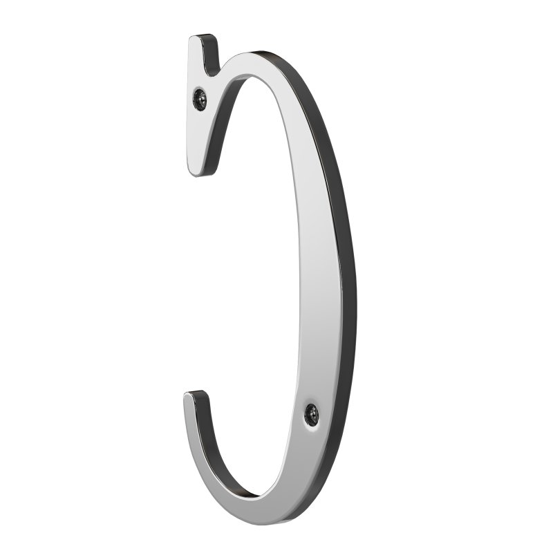 House Letter Solid Bright Brass Wall Mount C Letter - Image 8