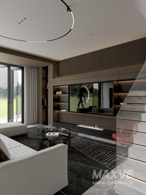 Modern living and dining room - Image 6