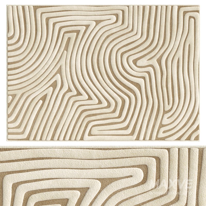 Villa Tani Rug in Beige - Image 1