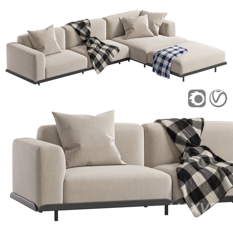 Arflex Claudine L Sofa - Image 3