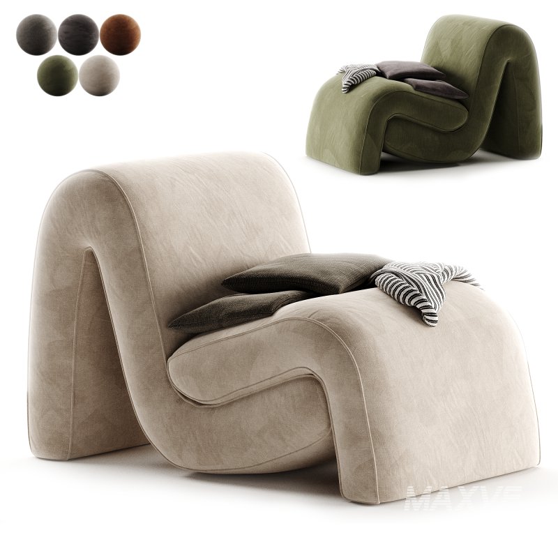 Curve Armchair - Image 1