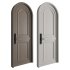 Modern Arched Wooden Door 12 - Thumbnail 3