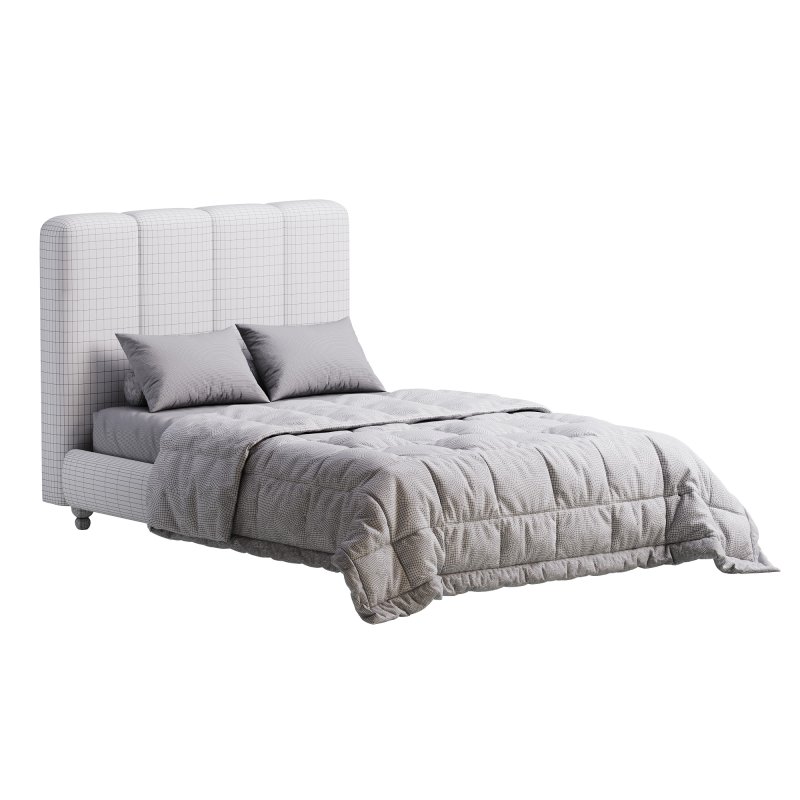 Modern Fabric Storage Panel Bed - Image 14