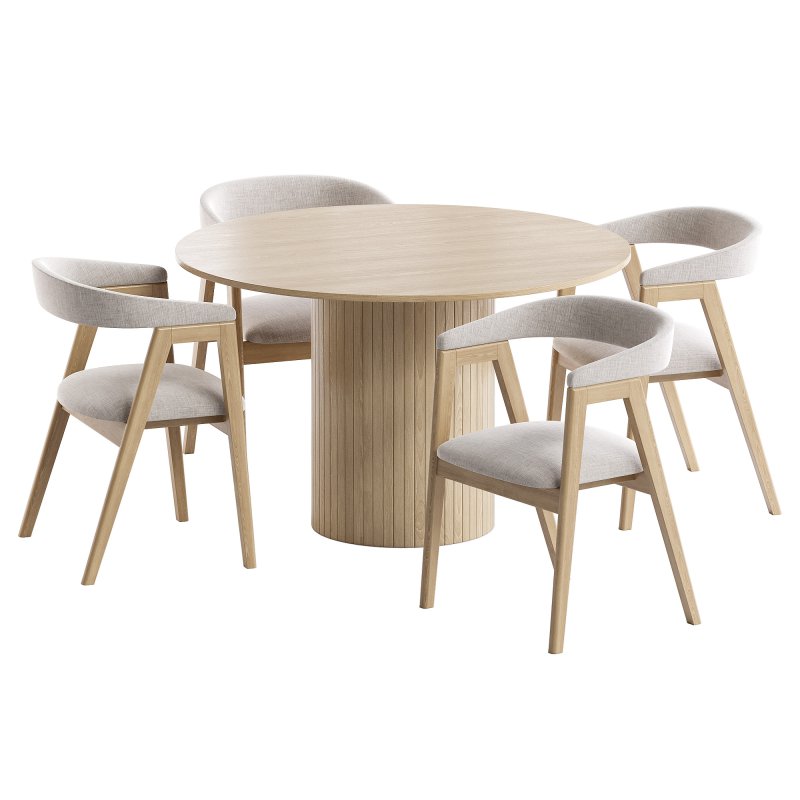 Trevor chair and Hill table - Image 2