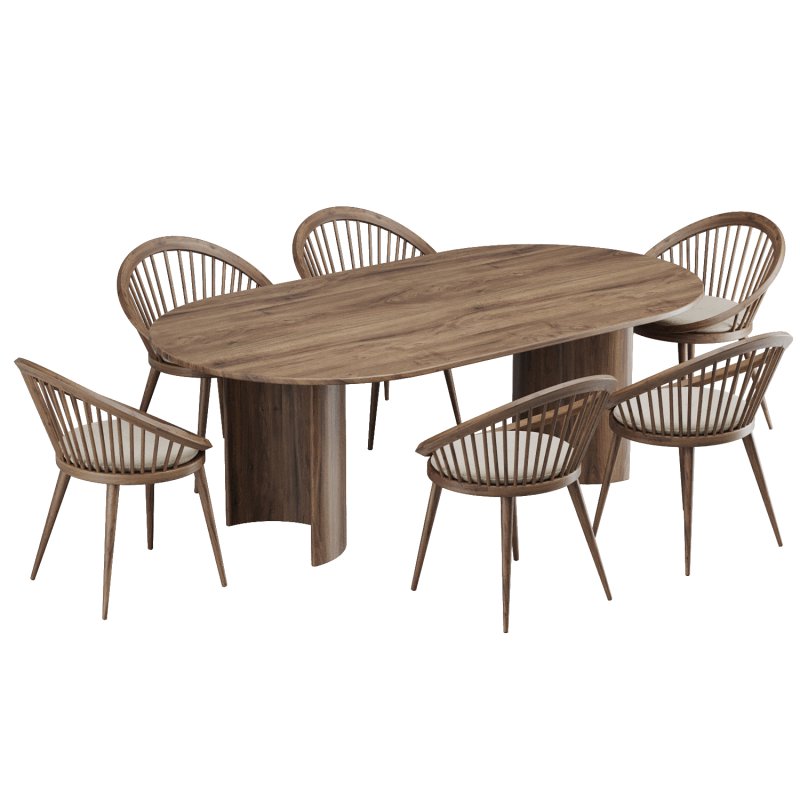 Dinning chair and table258 - Image 6