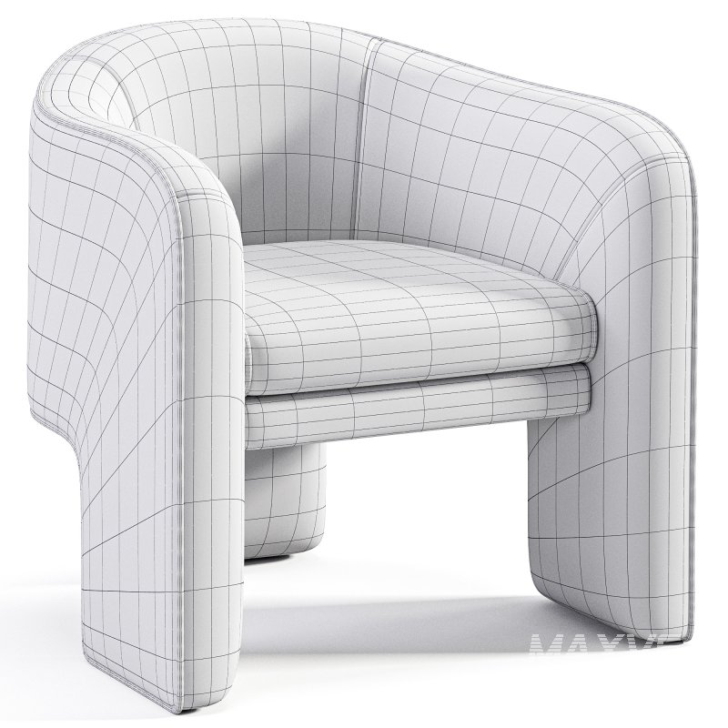 Esther Cream Boucle Armchair By Koalaliving - Image 5