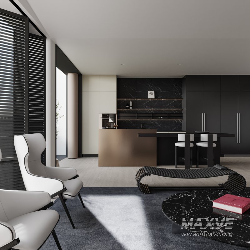Modern living and dining room - Image 4