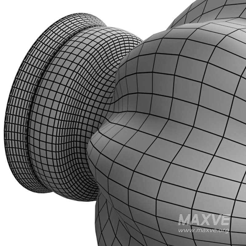 Cabinet Knob Wrought Iron Mission 1.5″ Dia - Image 15