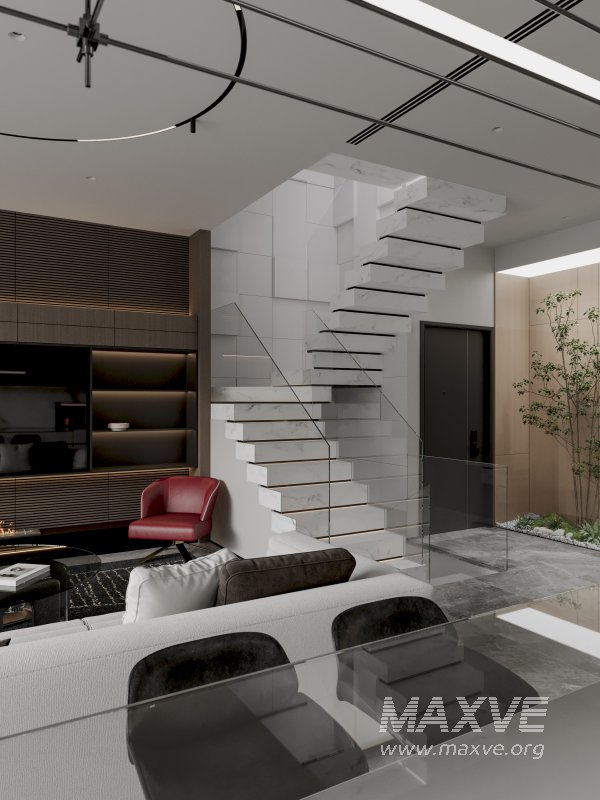 Modern living and dining room - Image 8