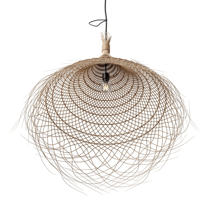 Japan Style Rattan Pendant Light - Image 3