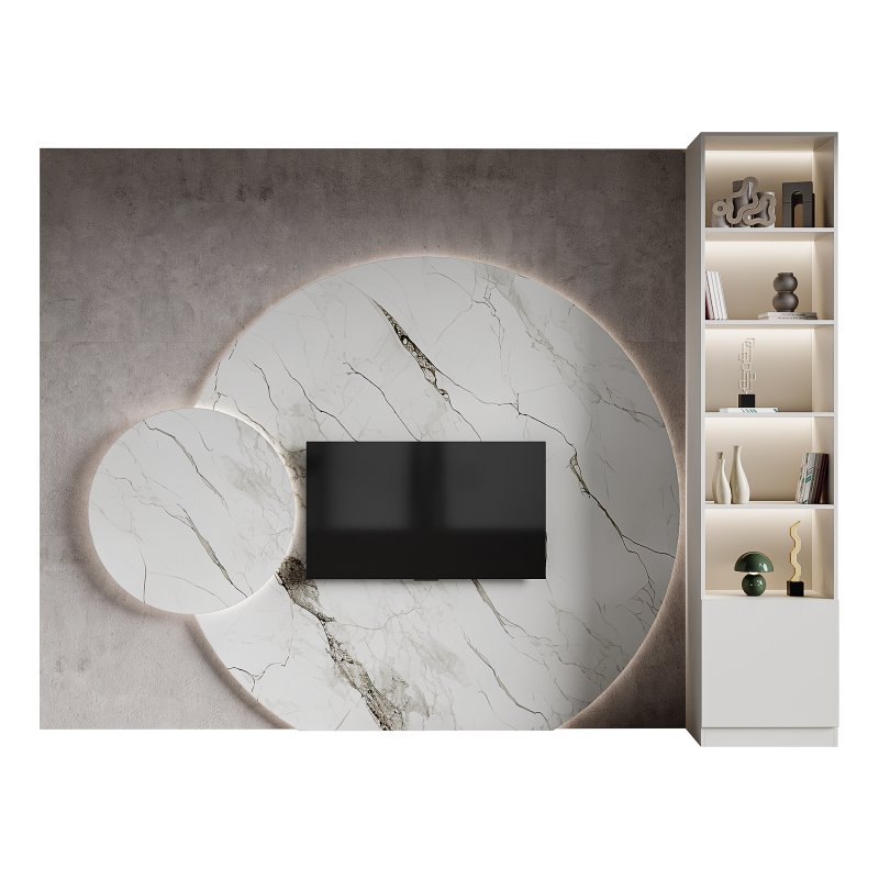 Modern TV Wall 017 - Image 7