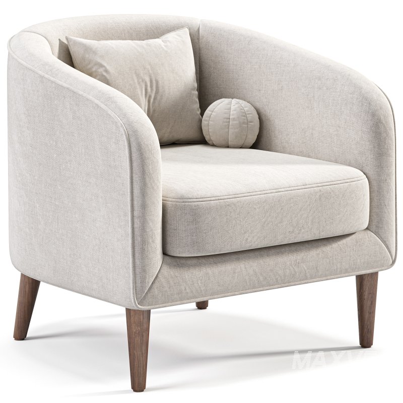 Dolores Upholstered Armchair - Image 4
